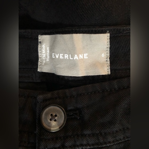 NEW Everlane Womens The TENCEL™ Relaxed Chino Pants Soft Slouchy Black 6 - Picture 14 of 16